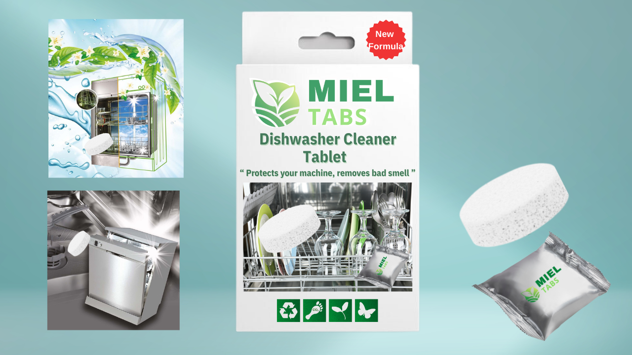 Mieltabs Eco-Friendly Dishwasher Cleaner Tablet